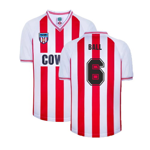 Sunderland 1984 Retro Home Shirt (Ball 6)