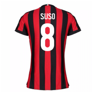 2017-2018 AC Milan Womens Home Shirt (Suso 8)