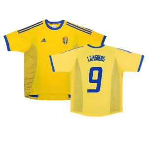 Sweden 2002-03 Home Shirt ((Very Good) S) (Ljungberg 9)