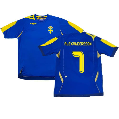 Sweden 2006-08 Away (S) (Excellent) (Alexandersson 7)