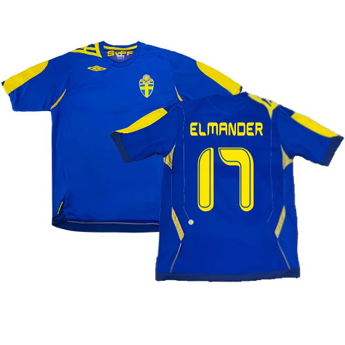 Sweden 2006-08 Away (S) (Excellent) (Elmander 17)