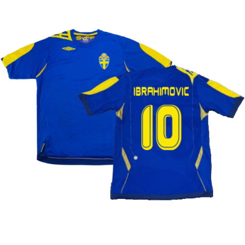 Sweden 2006-08 Away (S) (Excellent) (Ibrahimovic 10)