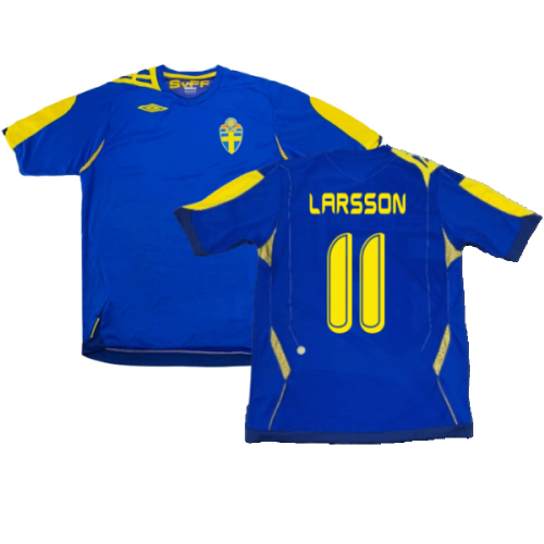 Sweden 2006-08 Away (S) (Excellent) (Larsson 11)