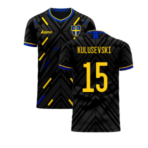 Sweden 2024-2025 Away Concept Football Kit (Libero) (KULUSEVSKI 15)