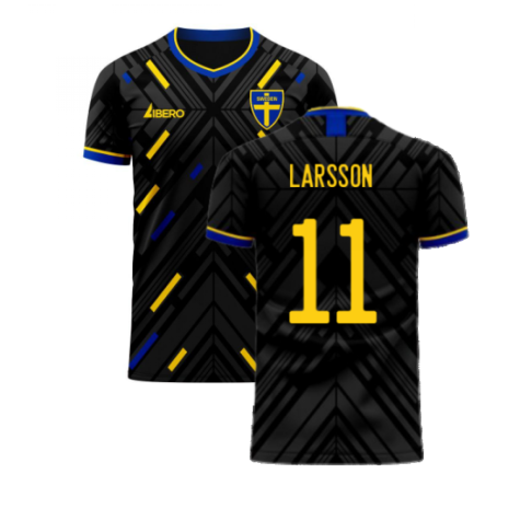 Sweden 2023-2024 Away Concept Football Kit (Libero) (LARSSON 11)