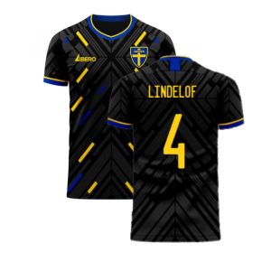 Sweden 2023-2024 Away Concept Football Kit (Libero) (LINDELOF 4)