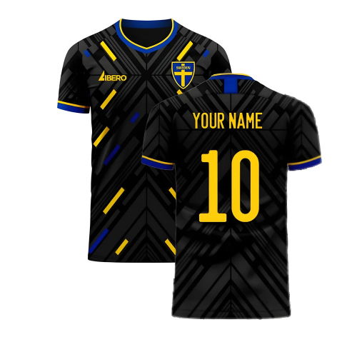 Sweden 2025-2026 Away Concept Football Kit (Libero) (Your Name)  Sweden 2025-2026 Away Concept Football Kit (Libero) (Your Name)