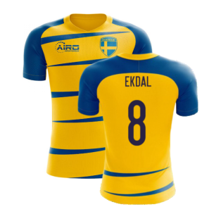 Sweden 2023-2024 Home Concept Football Kit (Airo) (EKDAL 8)