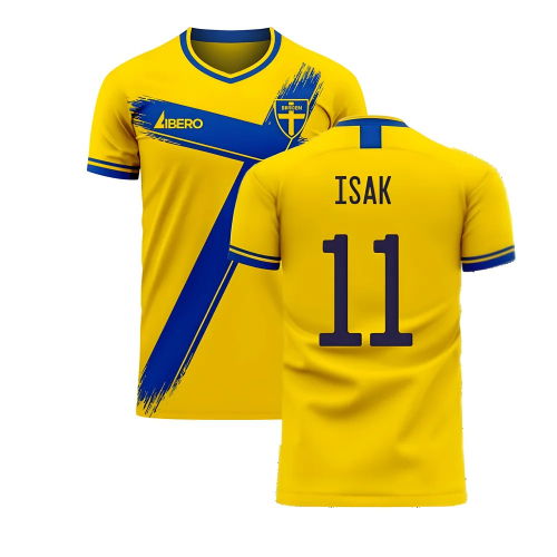 Sweden 2025-2026 Home Concept Football Kit (Libero) (ISAK 11)