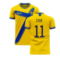 Sweden 2022-2023 Home Concept Football Kit (Libero) (ISAK 11)
