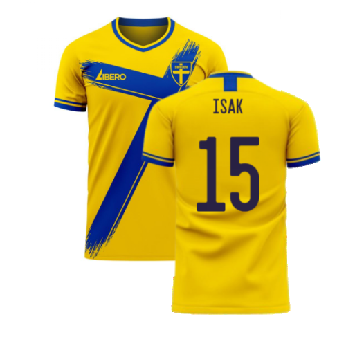 Sweden 2025-2026 Home Concept Football Kit (Libero) (ISAK 15)
