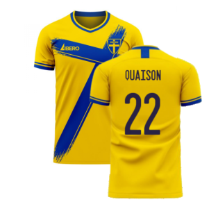 Sweden 2022-2023 Home Concept Football Kit (Libero) (QUAISON 22)