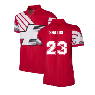 Switzerland 1990-92 Retro Football Shirt (SHAQIRI 23)