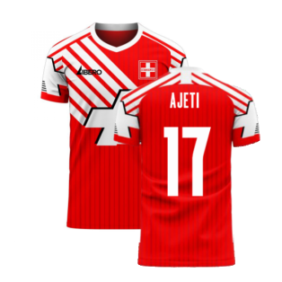 Switzerland 2022-2023 Retro Concept Football Kit (Libero) (AJETI 17)
