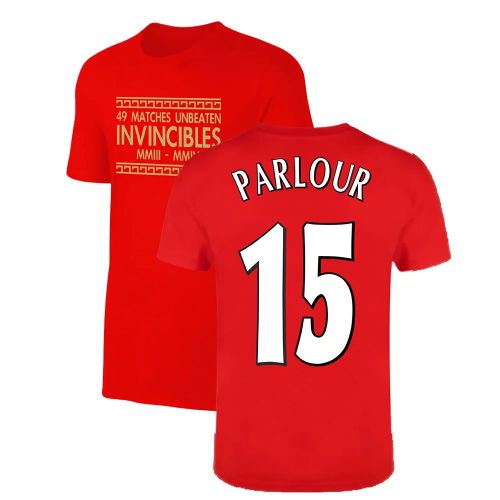 The Invincibles 49 Unbeaten T-Shirt (Red) (PARLOUR 15)