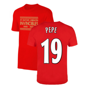 The Invincibles 49 Unbeaten T-Shirt (Red) (PEPE 19)