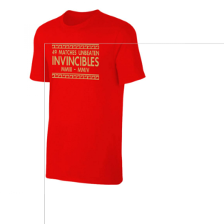 The Invincibles 49 Unbeaten T-Shirt (Red) (V.PERSIE 10)
