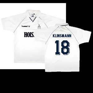 Tottenham 1989 Retro Hummel Home Shirt (Klinsmann 18)