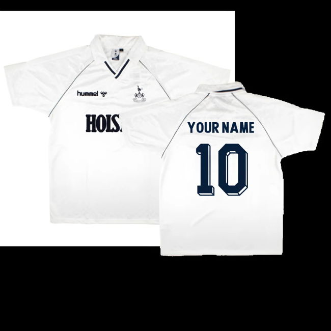 Tottenham 1989 Retro Hummel Home Shirt (Your Name)