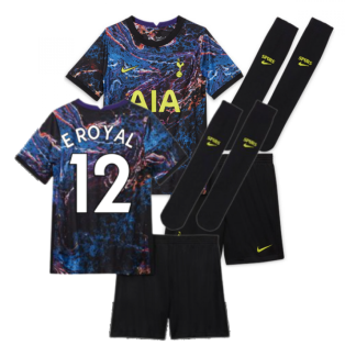 Tottenham 2021-2022 Away Baby Kit (E ROYAL 12)
