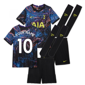 2021-2022 Tottenham Away Little Boys Mini Kit