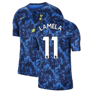 Tottenham 2021-2022 Dry Pre-Match Training Shirt (Binary Blue) (LAMELA 11)