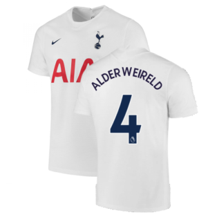 Tottenham 2021-2022 Home Shirt (Kids) (ALDERWEIRELD 4)