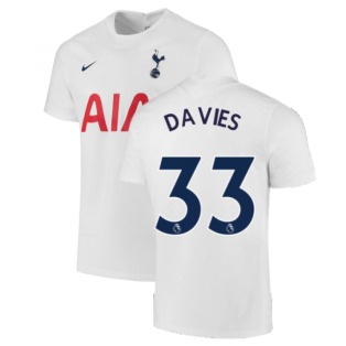 Tottenham 2021-2022 Home Shirt (Kids) (DAVIES 33)