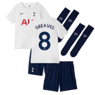 Tottenham 2021-2022 Little Boys Home Mini Kit (GREAVES 8)