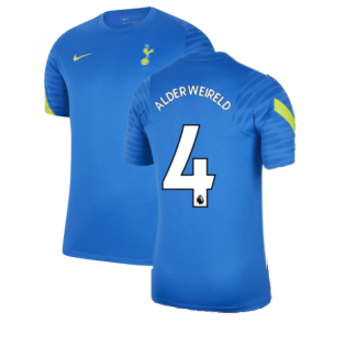 Tottenham 2021-2022 Training Shirt (Blue) (ALDERWEIRELD 4)