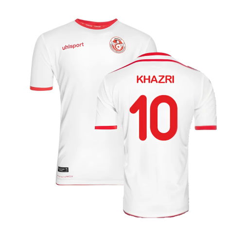 Tunisia 2018 Home Shirt ((Excellent) M) (Khazri 10)