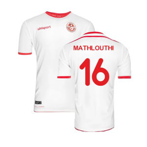 Tunisia 2018 Home Shirt ((Excellent) M) (Mathlouthi 16)