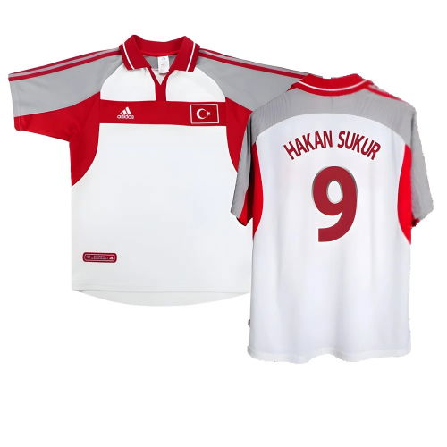 Turkey 2000-02 Away Shirt ((Excellent) S) (Hakan Sukur 9)