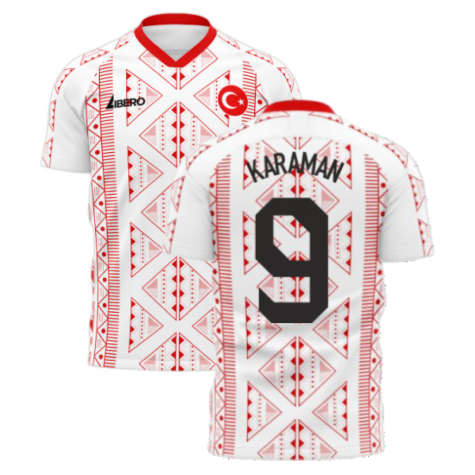 Turkey 2023-2024 Away Concept Football Kit (Libero) (KARAMAN 9)