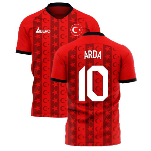 Turkey 2025-2026 Home Concept Football Kit (Libero) (ARDA 10)