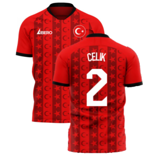 Turkey 2022-2023 Home Concept Football Kit (Libero) (CELIK 2)