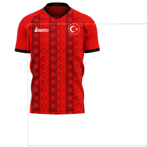 Turkey 2023-2024 Home Concept Football Kit (Libero) (H.SUKUR 9)