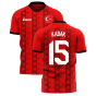 Turkey 2023-2024 Home Concept Football Kit (Libero) (KABAK 15)