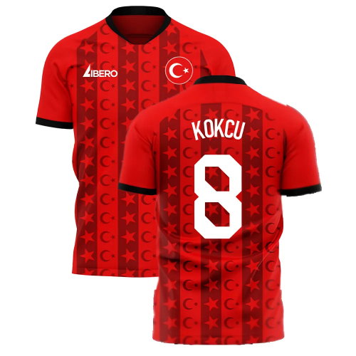 Turkey 2025-2026 Home Concept Football Kit (Libero) (KOKCU 8)