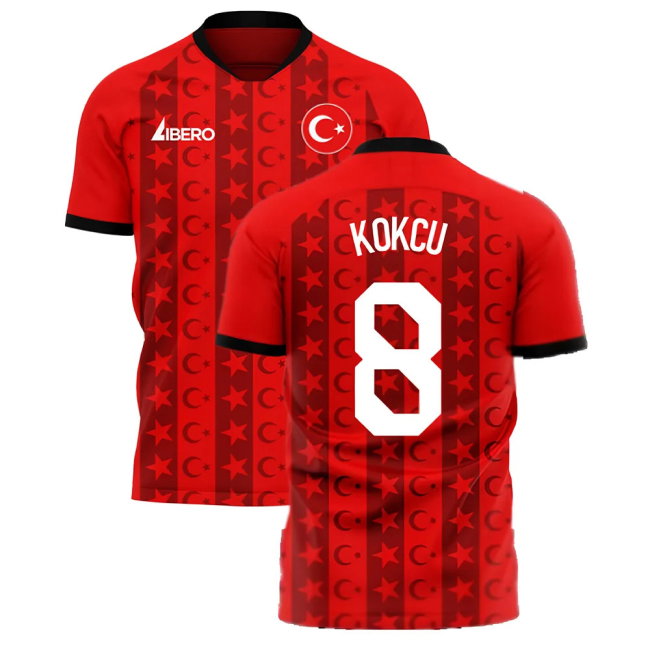Turkey 2025-2026 Home Concept Football Kit (Libero) (KOKCU 8)