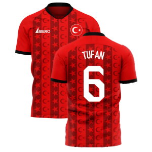 Turkey 2025-2026 Home Concept Football Kit (Libero) (TUFAN 6)