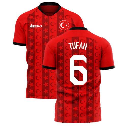 Turkey 2025-2026 Home Concept Football Kit (Libero) (TUFAN 6)