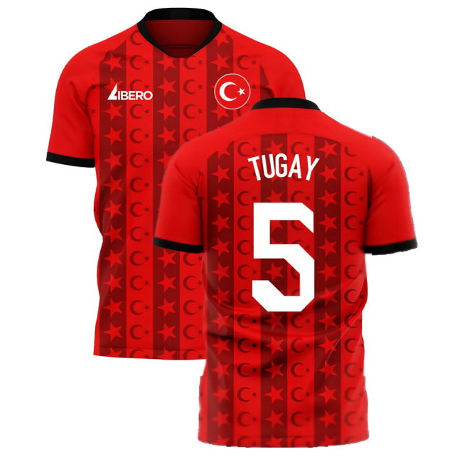 Turkey 2025-2026 Home Concept Football Kit (Libero) (TUGAY 5)