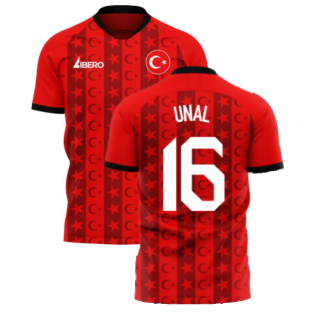 Turkey 2023-2024 Home Concept Football Kit (Libero) (UNAL 16)