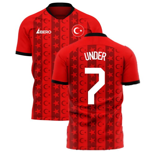 Turkey 2025-2026 Home Concept Football Kit (Libero) (UNDER 7)