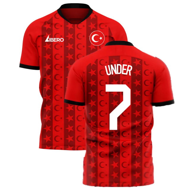 Turkey 2025-2026 Home Concept Football Kit (Libero) (UNDER 7)