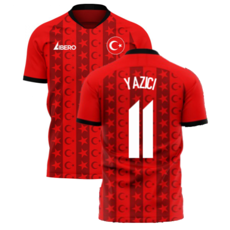 Turkey 2023-2024 Home Concept Football Kit (Libero) (YAZICI 11)