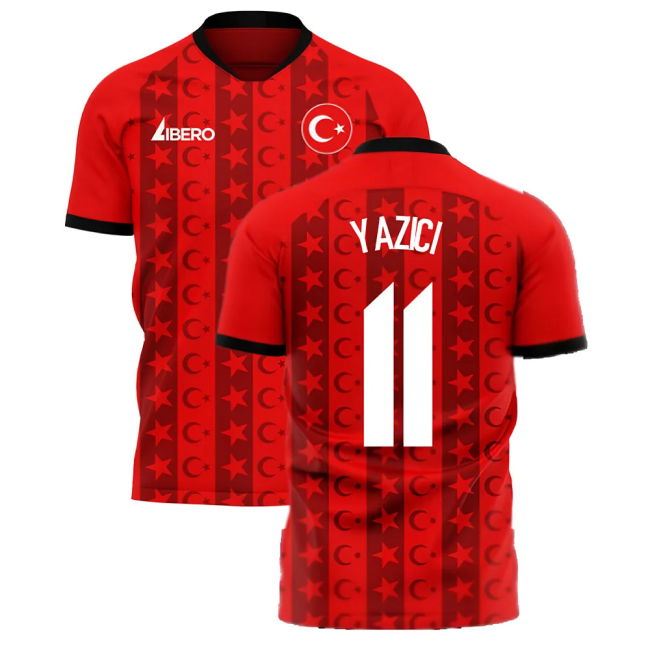 Turkey 2025-2026 Home Concept Football Kit (Libero) (YAZICI 11)