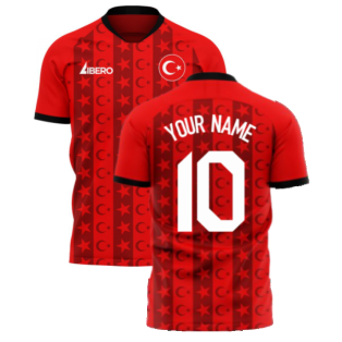Turkey 2023-2024 Home Concept Football Kit (Libero) (Your Name)