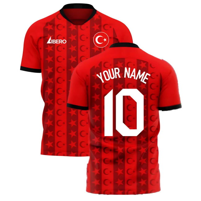 Turkey 2025-2026 Home Concept Football Kit (Libero) (Your Name)